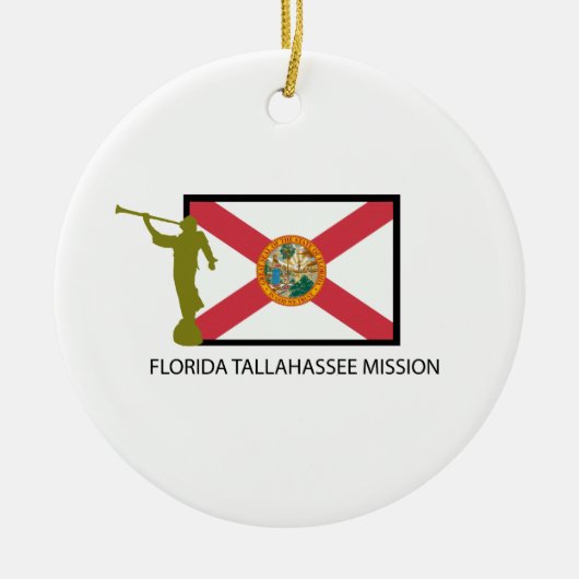 CTR FLORIDAS TALLAHASSEE AUFTRAG-LDS KERAMIKORNAMENT (Vorne)