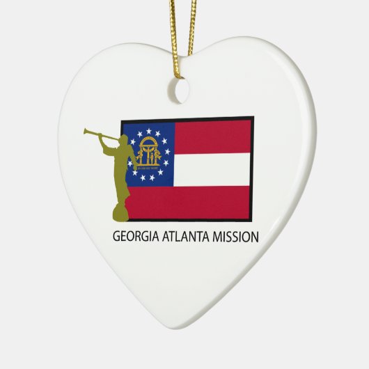 CTR GEORGIA ATLANTA AUFTRAG-LDS KERAMIKORNAMENT (Links)