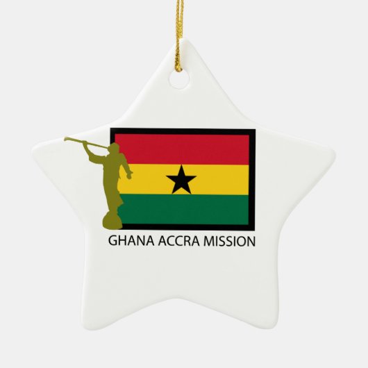 CTR GHANAS ACCRA AUFTRAG-LDS KERAMIKORNAMENT (Vorne)