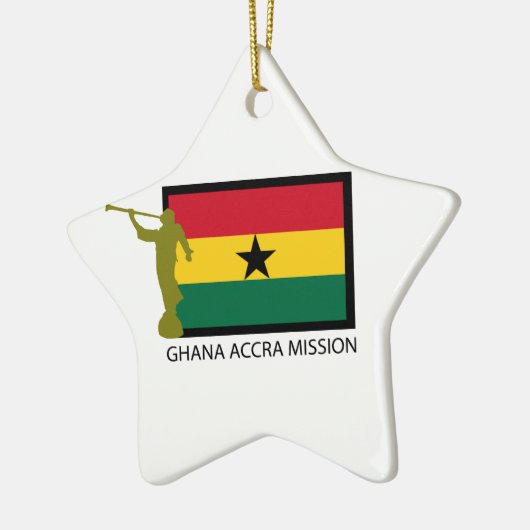CTR GHANAS ACCRA AUFTRAG-LDS KERAMIKORNAMENT (Links)