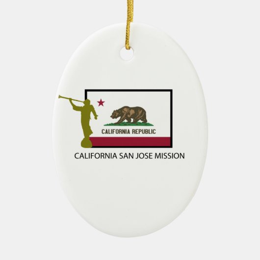 CTR KALIFORNIENS SAN JOSE AUFTRAG-LDS KERAMIK ORNAMENT (Vorne)