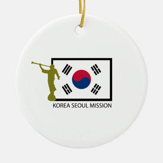 CTR KOREAS SEOUL AUFTRAG-LDS KERAMIK ORNAMENT (Vorne)
