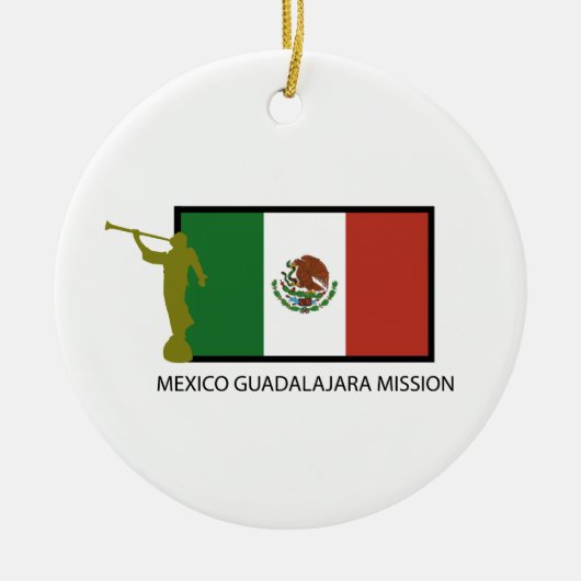 CTR MEXIKOS GUADALAJARA AUFTRAG-LDS KERAMIK ORNAMENT (Vorne)