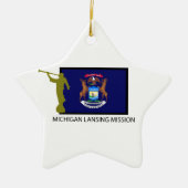 CTR MICHIGANS LANSING AUFTRAG-LDS KERAMIK ORNAMENT (Vorne)