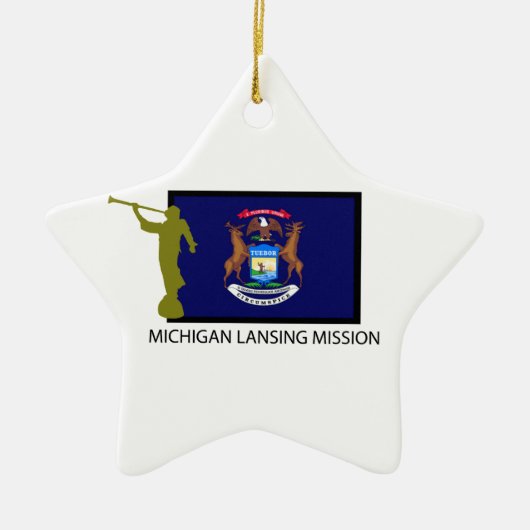 CTR MICHIGANS LANSING AUFTRAG-LDS KERAMIK ORNAMENT (Vorne)