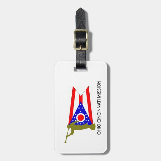 CTR OHIOS CINCINNATI AUFTRAG-LDS GEPÄCKANHÄNGER (Vorderseite vertikal)