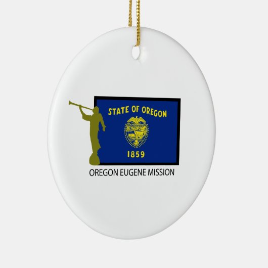 CTR OREGON EUGENE AUFTRAG-LDS KERAMIKORNAMENT (Rechts)