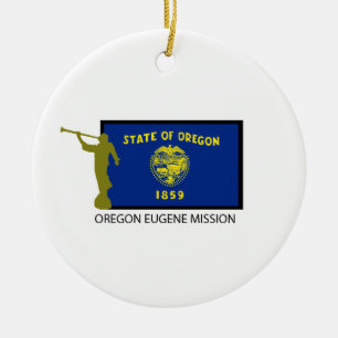CTR OREGON EUGENE AUFTRAG-LDS KERAMIKORNAMENT