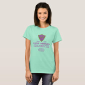 CTR Schild arabisch rosa, Camp Arifjan, Service M. T-Shirt (Vorne ganz)