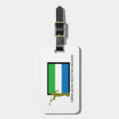 CTR SIERRA LEONE-FREETOWN-AUFTRAG-LDS GEPÄCKANHÄNGER (Vorderseite vertikal)
