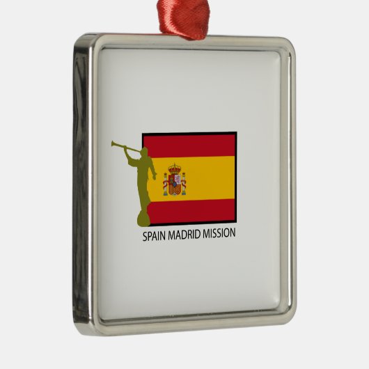 CTR SPANIENS MADRID AUFTRAG-LDS SILBERNES ORNAMENT (Rechts)