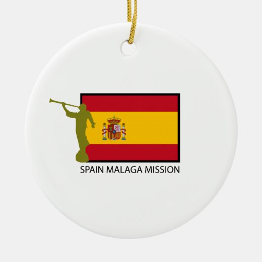 CTR SPANIENS MÀLAGA AUFTRAG-LDS KERAMIKORNAMENT (Vorne)