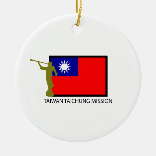 CTR TAIWANS TAICHUNG AUFTRAG-LDS KERAMIK ORNAMENT (Vorne)
