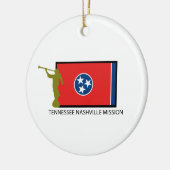 CTR TENNESSEES NASHVILLE AUFTRAG-LDS KERAMIK ORNAMENT (Links)