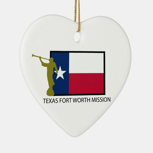 CTR TEXAS FORT WORTH AUFTRAG-LDS KERAMIK ORNAMENT (Rechts)