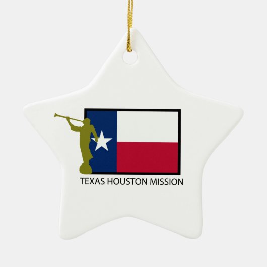 CTR TEXAS HOUSTON AUFTRAG-LDS KERAMIKORNAMENT (Vorne)