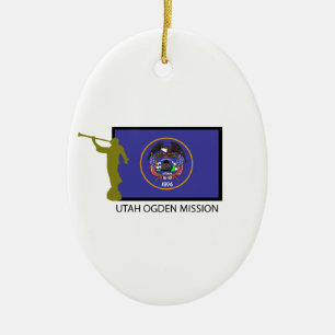 CTR UTAH OGDEN AUFTRAG-LDS KERAMIK ORNAMENT