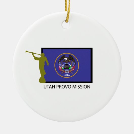 CTR UTAHS PROVO AUFTRAG-LDS KERAMIKORNAMENT (Vorne)