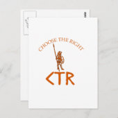 CTR WÄHLT DIE RICHTIGE LDS BYU AUS POSTKARTE (Vorne/Hinten)