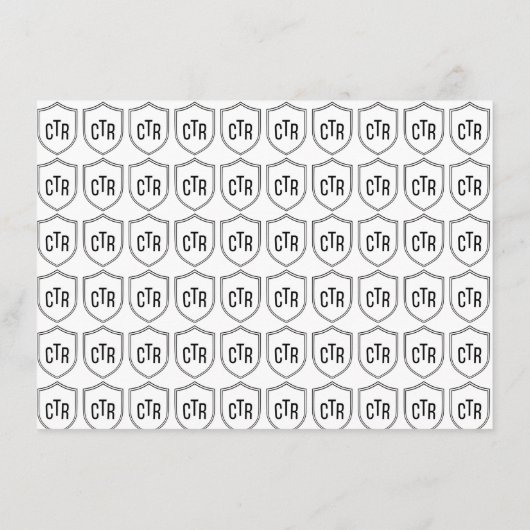 CTR wählt die richtige Taufeinladung aus Begleitkarte (Rückseite)