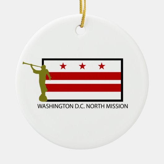 CTR WASHINGTON-D.C. NORTH MISSION LDS KERAMIKORNAMENT (Vorne)