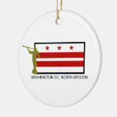 CTR WASHINGTON-D.C. NORTH MISSION LDS KERAMIKORNAMENT (Links)