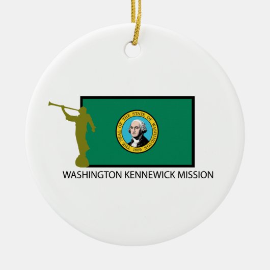 CTR WASHINGTONS KENNEWICK AUFTRAG-LDS KERAMIKORNAMENT (Vorne)