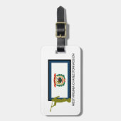 CTR WEST VIRGINIA CHARLESTON AUFTRAG-LDS GEPÄCKANHÄNGER (Vorderseite vertikal)