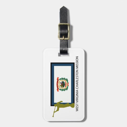 CTR WEST VIRGINIA CHARLESTON AUFTRAG-LDS GEPÄCKANHÄNGER (Vorderseite vertikal)