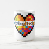 ctrl + alt + dad Geek Dad T-Shirt Kaffeetasse (Mittel)