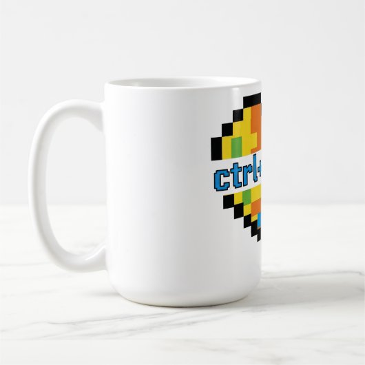 ctrl + alt + dad Geek Dad T-Shirt Kaffeetasse (Links)