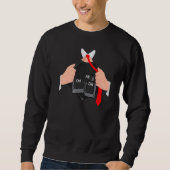 Ctrl Alt Del I Computer Hacker Code Hacking It Pro Sweatshirt (Vorderseite)