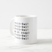 Ctrl-Alt-Del Kaffeetasse (Vorderseite Links)