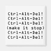 Ctrl-Alt-Del Magnet (Vorne)