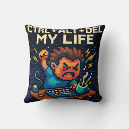 CTRL - ALT - DEL MY LIFE T-SHIRT KISSEN
