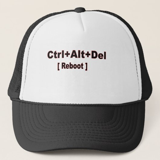 Ctrl+Alt+del, Neustart Truckerkappe (Vorderseite)