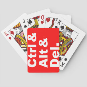 Ctrl & Alt & Del Playing Cards Spielkarten