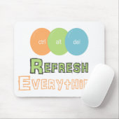 Ctrl Alt Del Refresh Everything Mousepad (Mit Mouse)