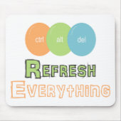 Ctrl Alt Del Refresh Everything Mousepad (Vorne)