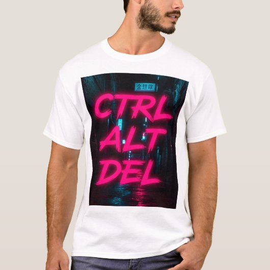 CTRL ALT DEL T-Shirt (Vorderseite)