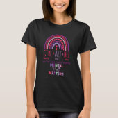 Ctrl Alt delete mental health matters rainbow T-Shirt (Vorderseite)