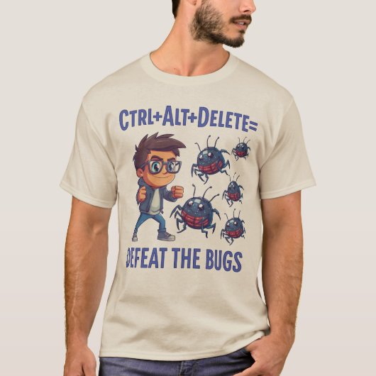 Ctrl + Alt + Delete T-Shirt (Vorderseite)