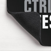 CTRL + C, CTRL + V Lebensstil Mousepad (Ecke)