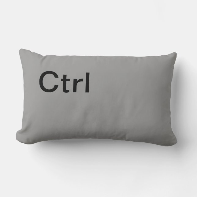 Ctrl Pillow Lendenkissen (Vorderseite)