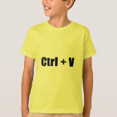 Ctrl + V T-Shirt (Vorderseite)