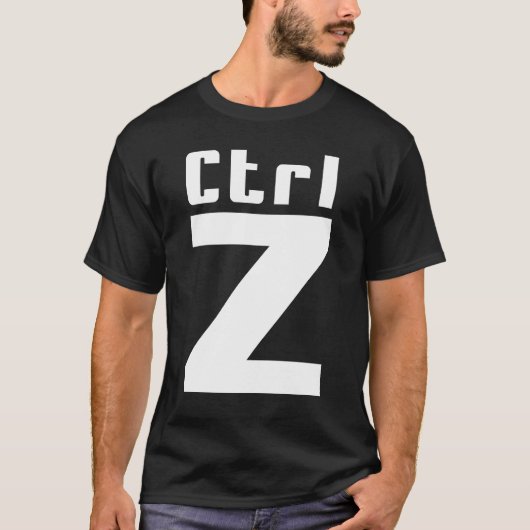 Ctrl Z T-Shirt (Vorderseite)