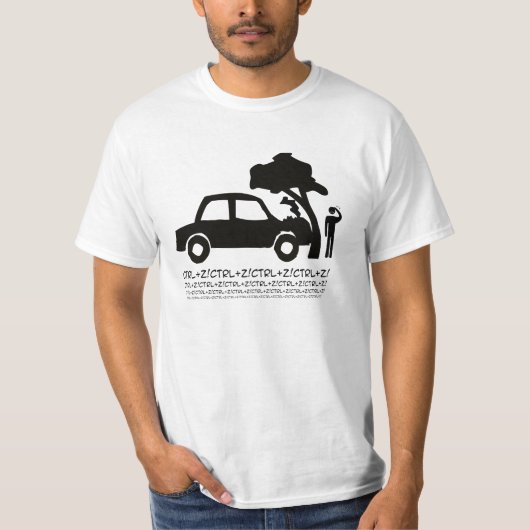 Ctrl + Z! T-Shirt (Vorderseite)