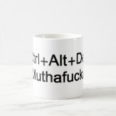 CtrlAltDel feindliche Geek-Tasse Kaffeetasse (Mittel)