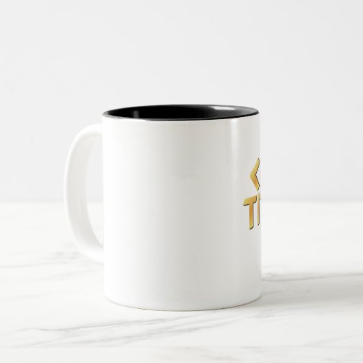 CTT004 ZWEIFARBIGE TASSE (Vorderseite Links)