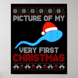 Cture meines allerersten Weihnachten - Lustiger Sp Poster